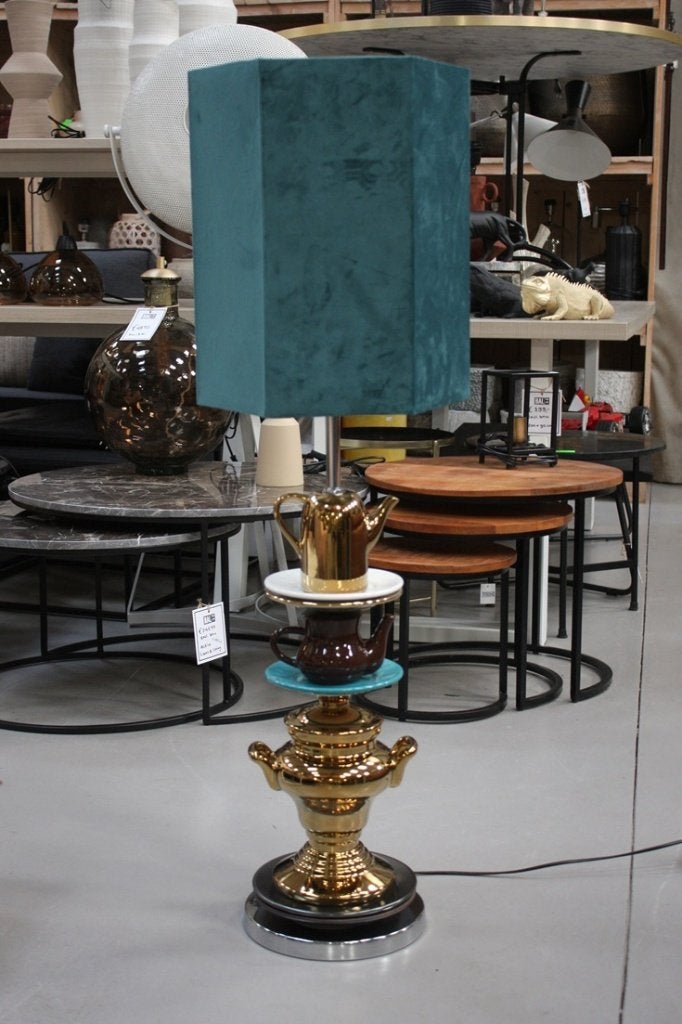 Hippe aparte tafellamp schemerlamp TEA TIME Kare Design, Ophalen, Zo goed als nieuw