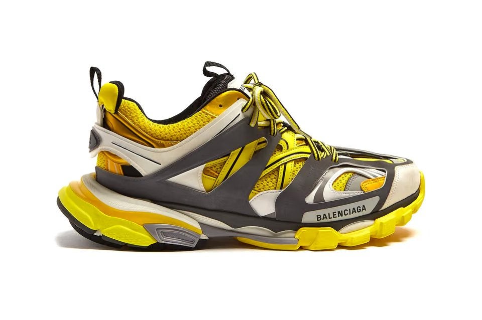 Balenciaga Track, Kleding | Dames, Verzenden, Gedragen, Geel, Sneakers of Gympen