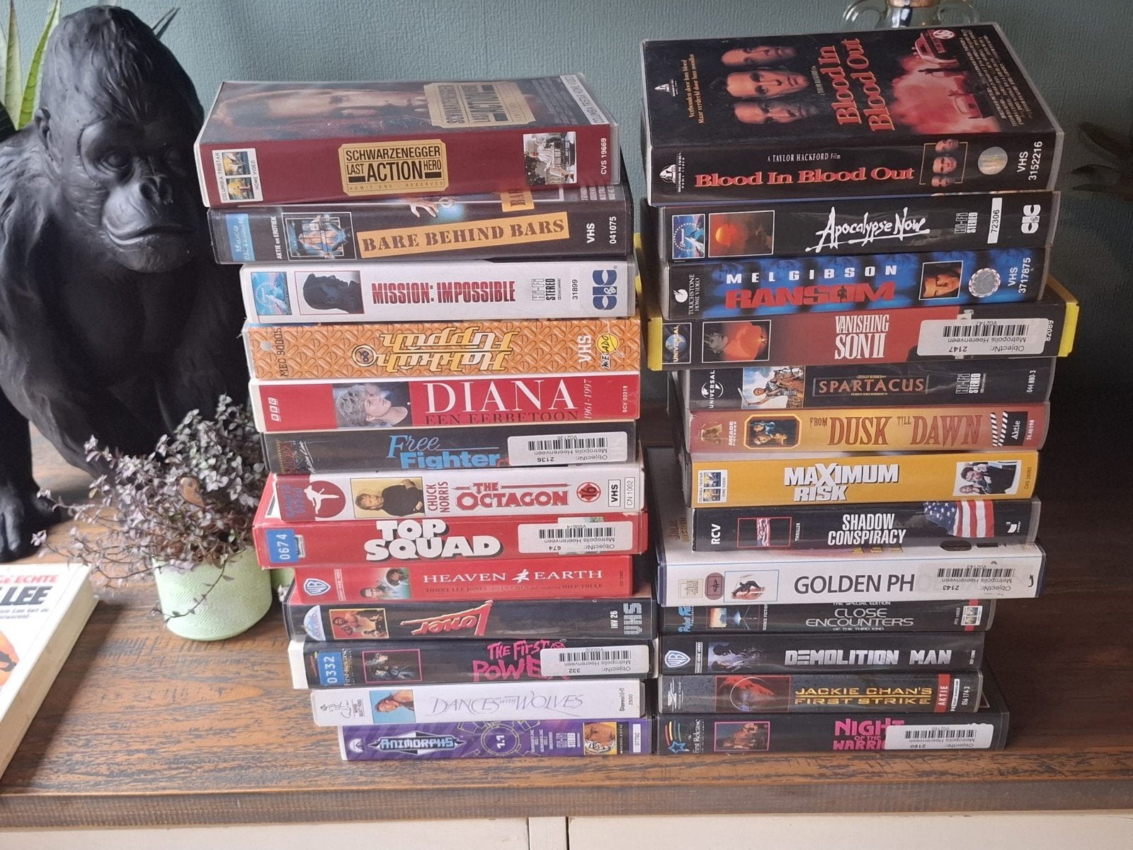 Grote partij VHS videobanden - Diverse films, Ophalen of Verzenden, Gebruikt, Actie en Avontuur, VHS