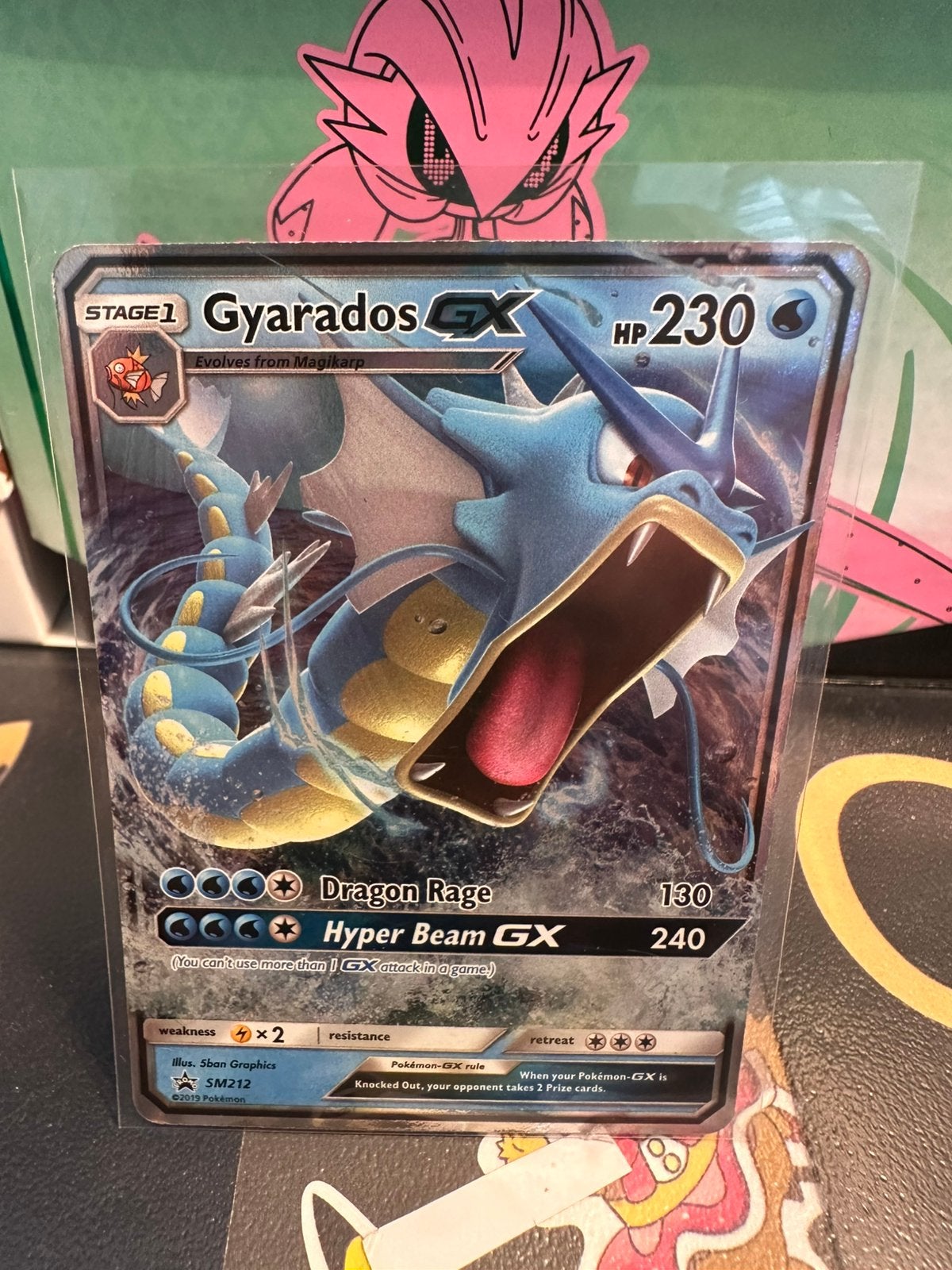 Gyarados GX (SM 212), Ophalen of Verzenden, Nieuw, Losse kaart, Foil