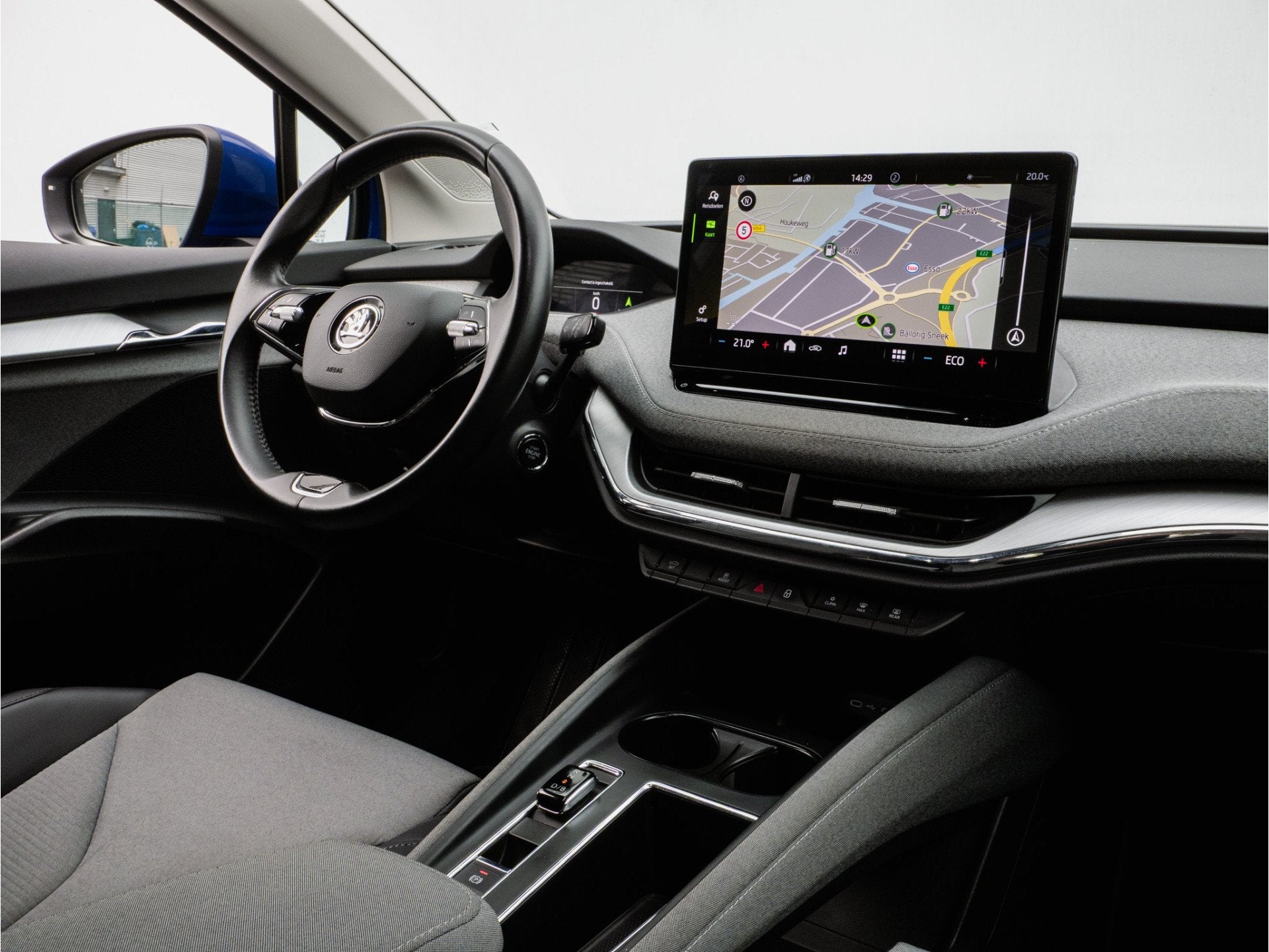 Skoda Enyaq iV 60 SOH 91% Trekhaak/ Navigatie/ Carplay/ Came, Auto's, Automaat, 390 km, Achterwielaandrijving, Gebruikt
