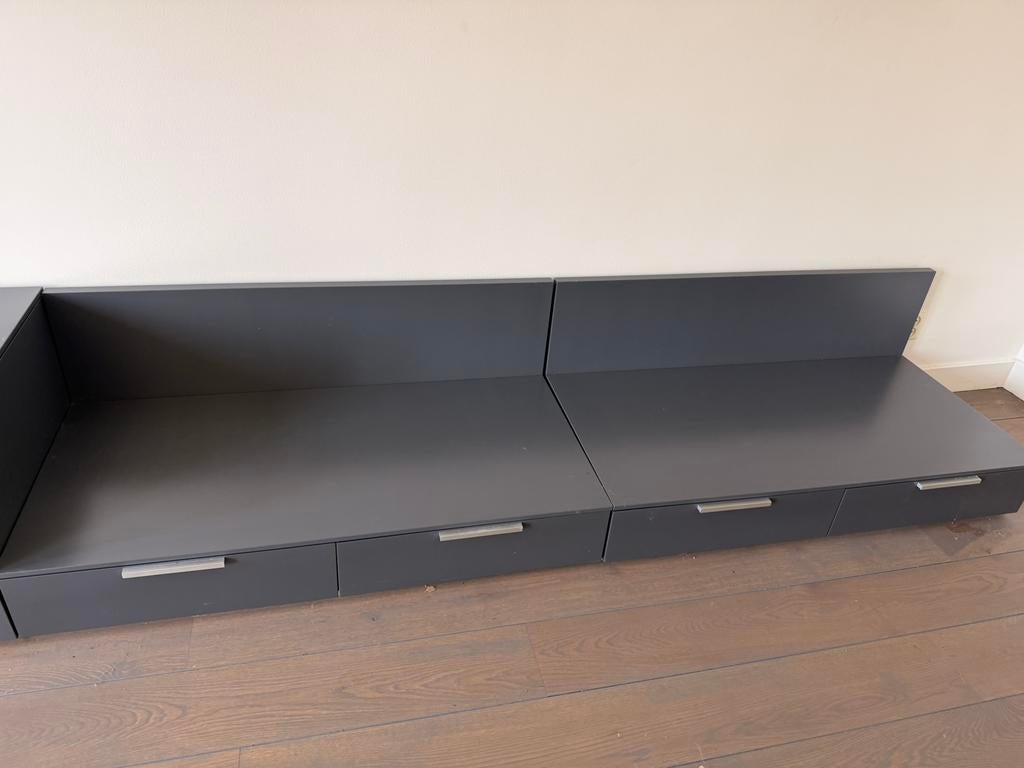 Twee lage kastdelen Pastoe, Ophalen, Gebruikt, 100 tot 150 cm, Minder dan 100 cm