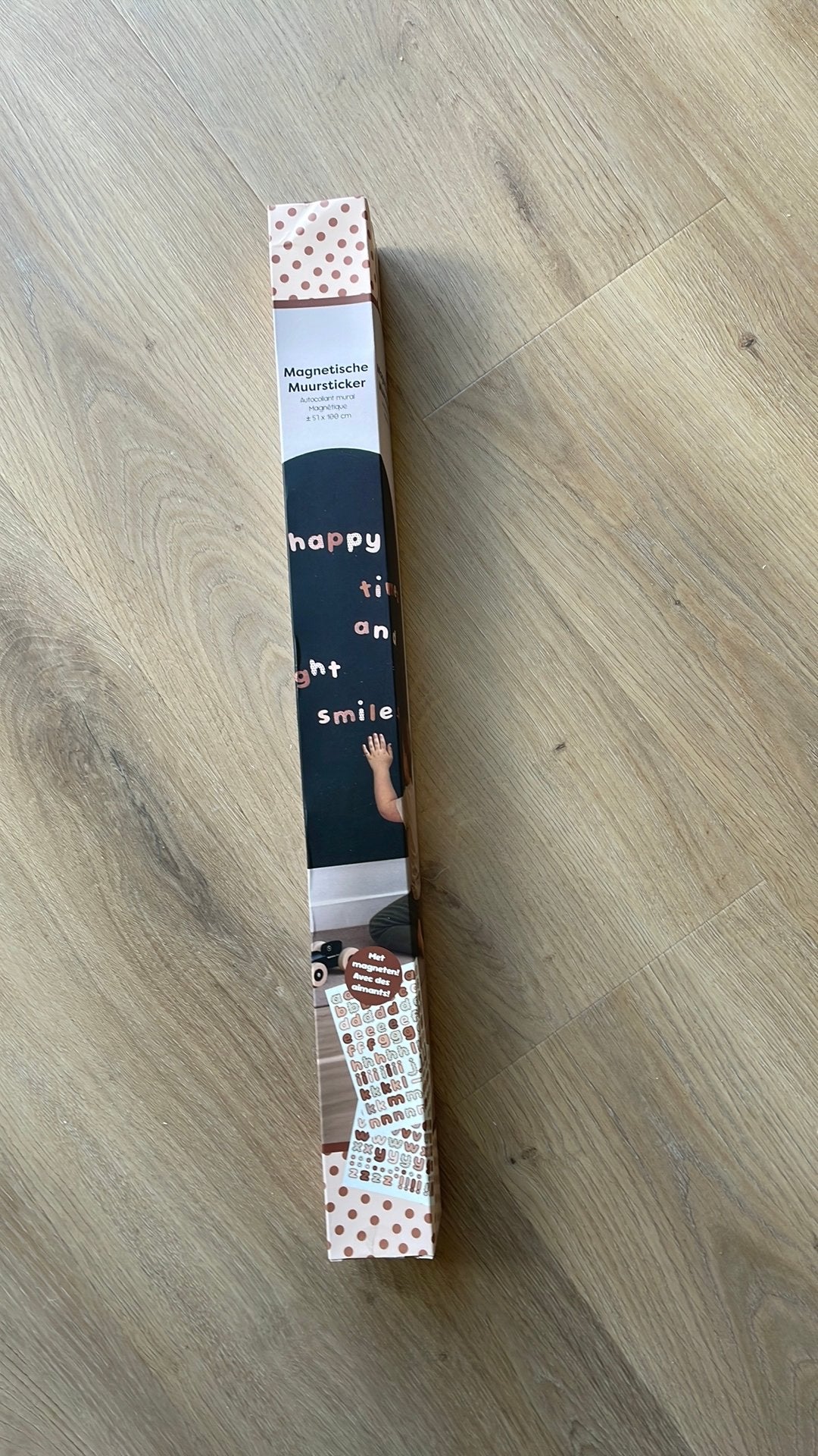 Magnetische muursticker kinderen educatief incl magneten, Ophalen of Verzenden, Nieuw