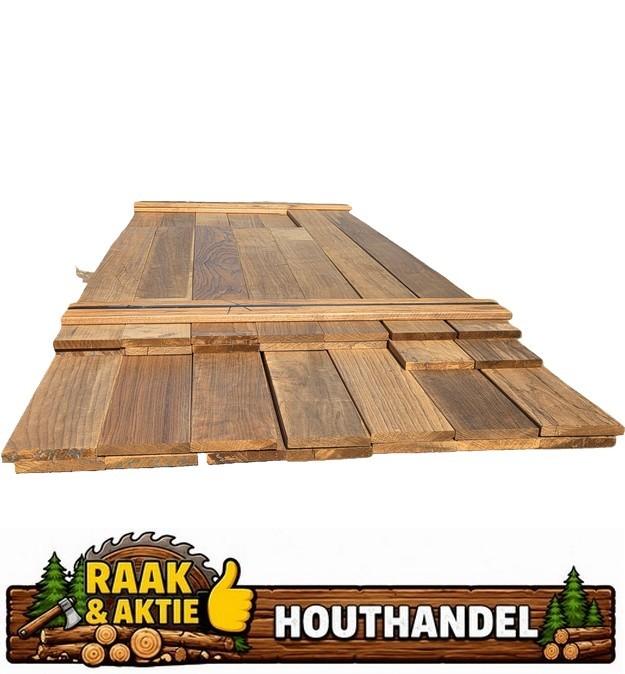Geschaafde hardhouten planken 18x140 mm – nr: HP158, Tuin en Terras, Palen, Balken en Planken, Ophalen, Planken, Nieuw, Hardhout