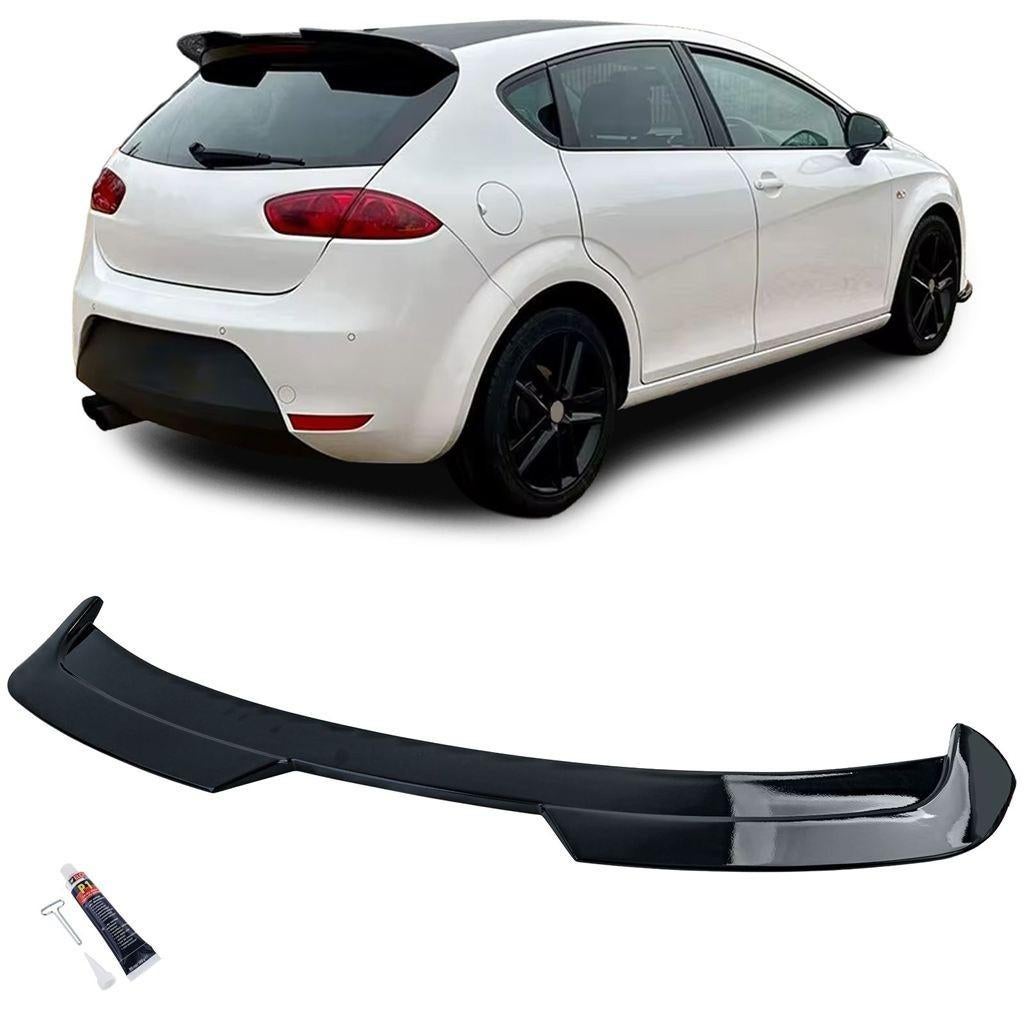 Dak Spoiler voor Seat Leon 1P Racing Performance Glans Zwart, Auto diversen, Tuning en Styling, Verzenden, Automotive Parts, A.parts@hotmail.nl