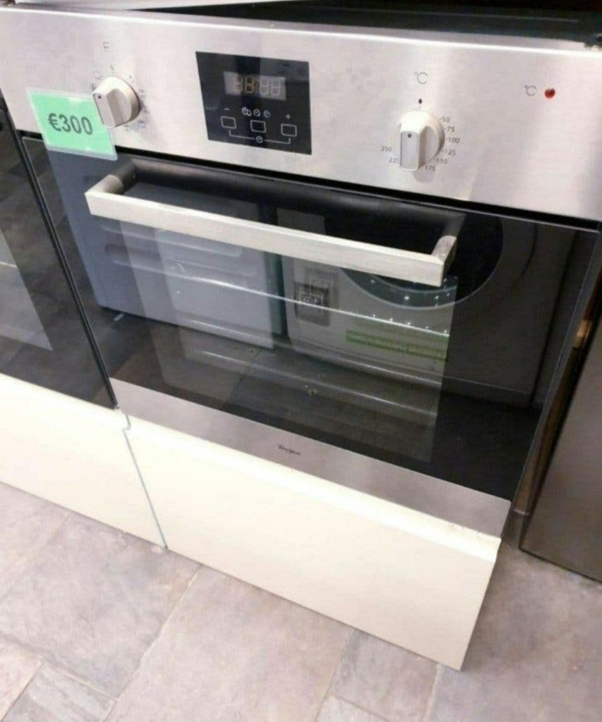 inbouw bakoven Whirlpool 60bij60 INC GARANTIE, Ophalen, Minder dan 45 cm, Whirlpool, Oven