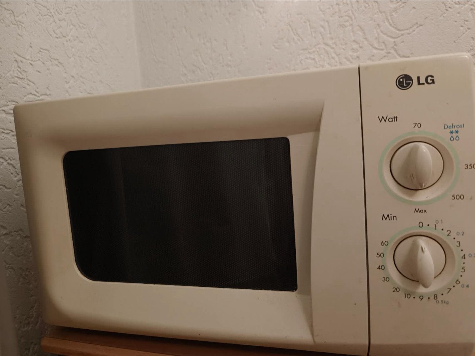 LG Magnetron - Gebruikt maar functioneel, Witgoed en Apparatuur, Ophalen, Gebruikt, Magnetron, Draaiplateau