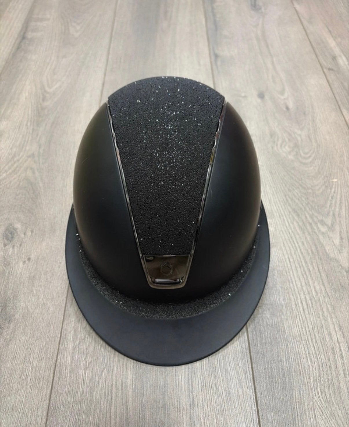 Zeer nette samshield cap, Dieren en Toebehoren, Paardrijkleding, Ophalen, Blauw, Dressuur, Verstelbaar