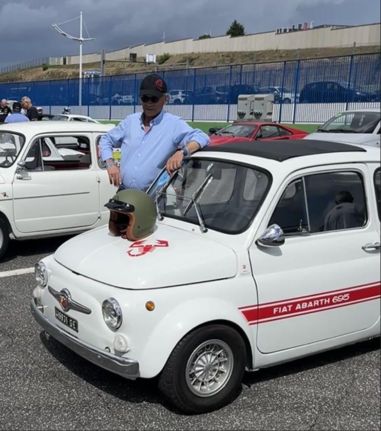 FIAT Abarth 695 SS-AC 1969, Auto's, Abarth, Particulier, Benzine, Sedan, Handgeschakeld, Wit, Zwart, Kunstmatig leder, Achterwielaandrijving