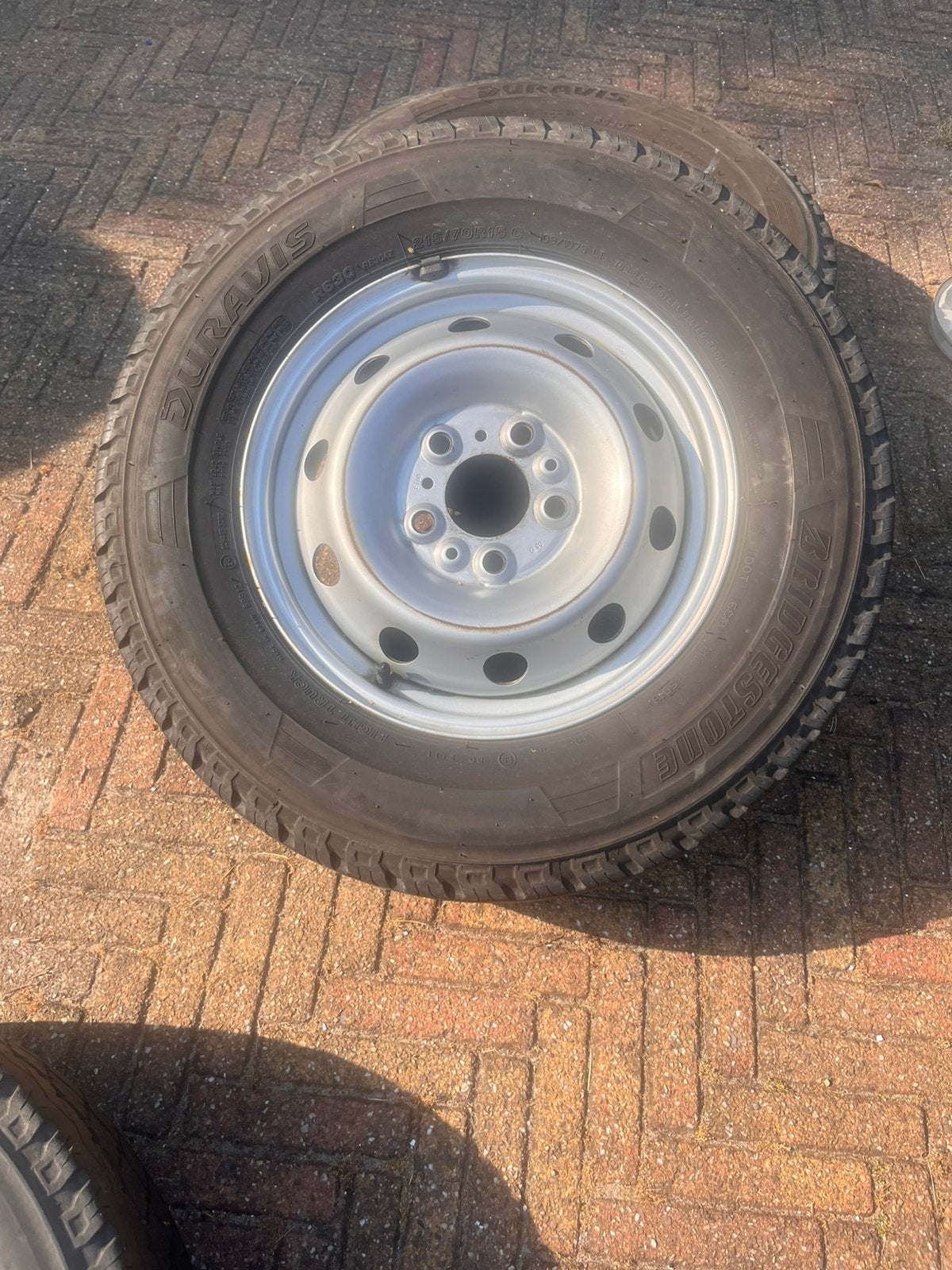 Reservewiel Camper 5X118, 215/70R15C Ducato-Jumper-Boxer, Ophalen, 15 inch, Banden en Velgen, Zomerbanden