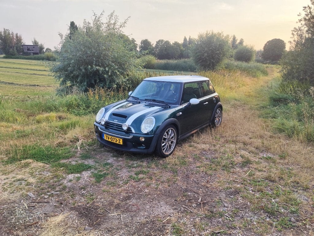 Mini Cooper S R53 British Racing Green opknapper/onderdelen, Ophalen, Gebruikt, Mini