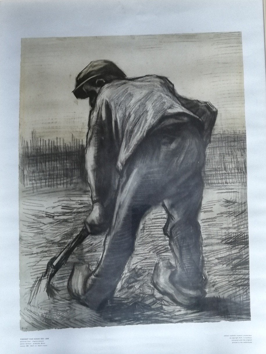 Stedelijk Museum Amsterdam. Reproductie. Ca'40/'60. 52/62 cm, Ophalen