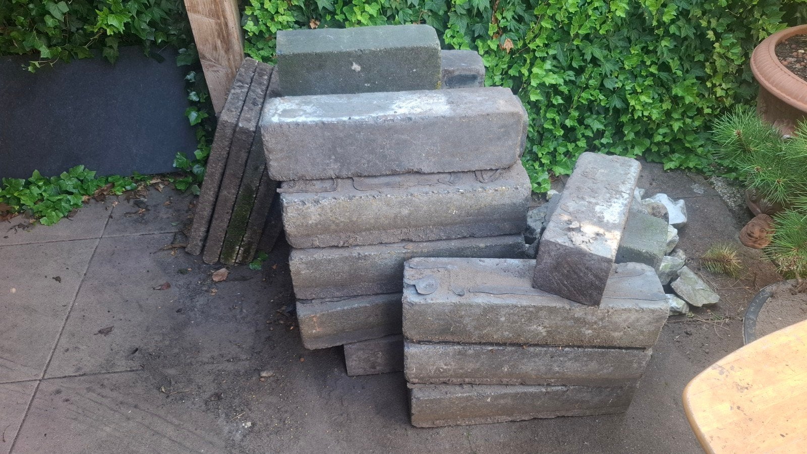 Stapelblok, Tuin en Terras, Bielzen en Borders, Ophalen, Beton, Minder dan 100 cm
