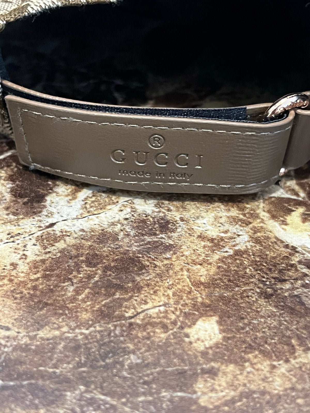 Gucci GG Canvas Baseballpet met Webdetail, Ophalen of Verzenden, Zo goed als nieuw, One size fits all, Pet
