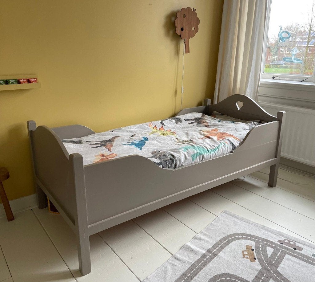 Leuk kinderbed incl. matras en beddengoed – in goede staat, Ophalen, Gebruikt, 70 tot 85 cm, Matras