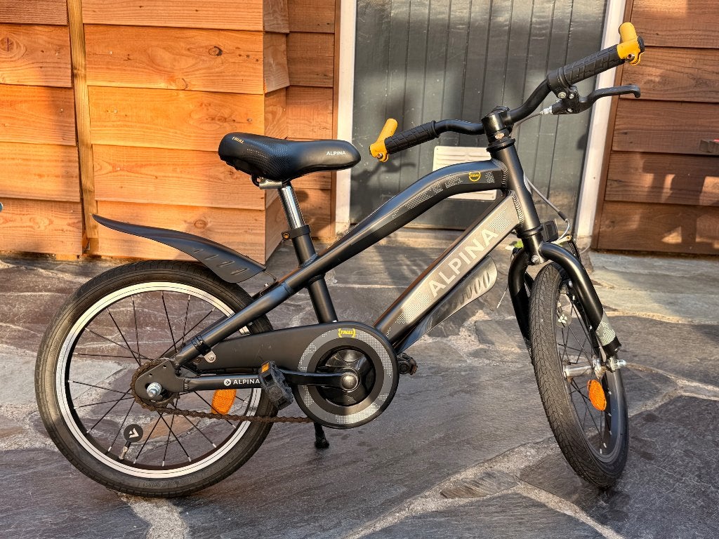 Kinder mountainbike, Ophalen, Terugtraprem, Alpina, 16 tot 20 inch