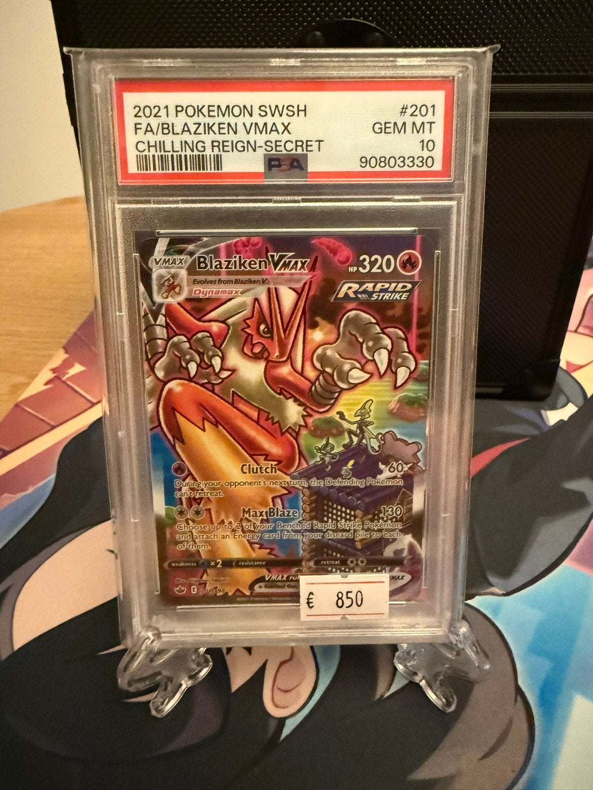 Blaziken vmax chilling reign psa10, Hobby en Vrije tijd, Verzamelkaartspellen | Pokémon, Ophalen of Verzenden, Zo goed als nieuw