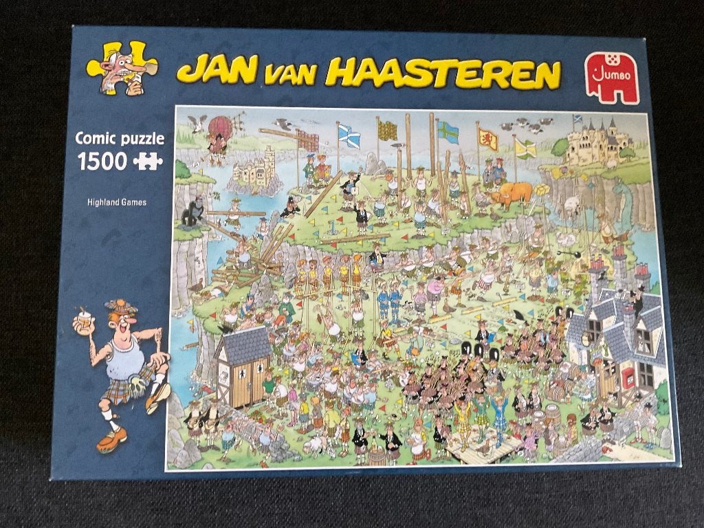 Jan van Haasteren puzzels 1500 stukjes, Ophalen, 500 t/m 1500 stukjes, Zo goed als nieuw, Legpuzzel
