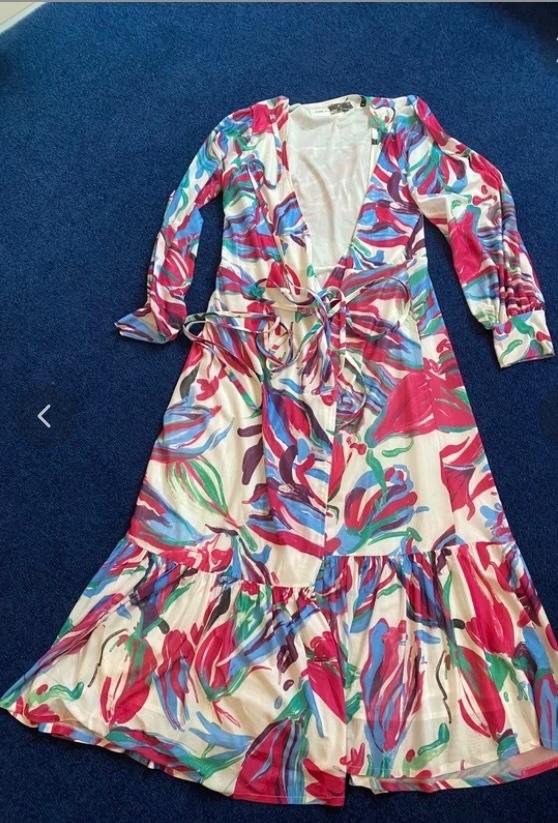POM overslag jurk - nieuw! Maat 38, Kleding | Dames, Jurken, Nieuw, Maat 38/40 (M), Onder de knie, Ophalen