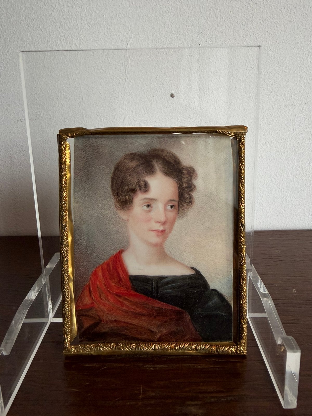 Miniatuurportet, Antiek en Kunst, Kunst | Schilderijen | Klassiek, Ophalen of Verzenden