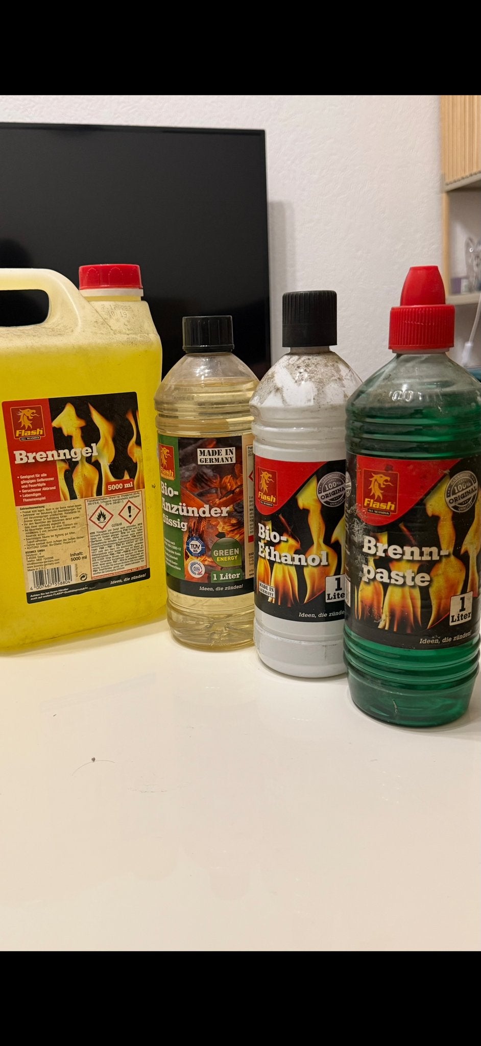 Flash Brand Brandstoffen: Brenngel, Bio-aansteker, Bio-ethan, Ophalen, Nieuw