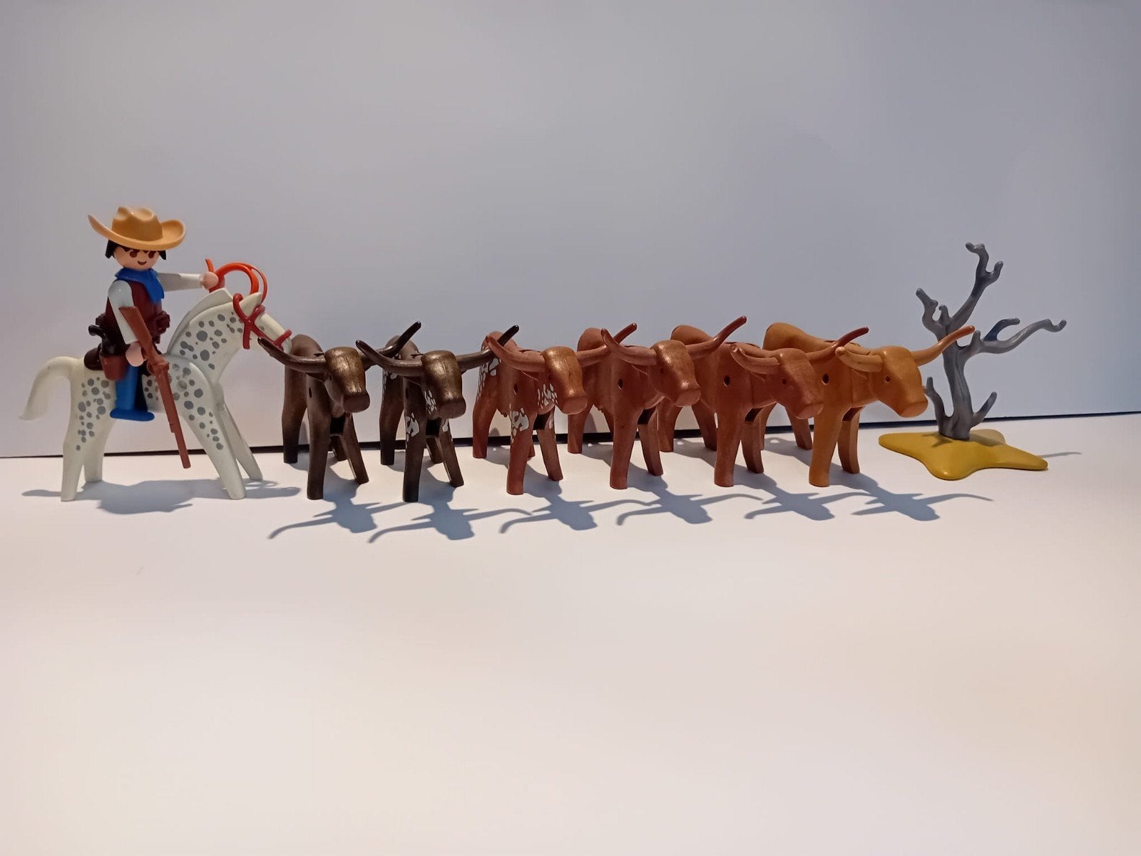 Playmobil longhorns., Losse onderdelen, Zo goed als nieuw, Figuren, Historisch