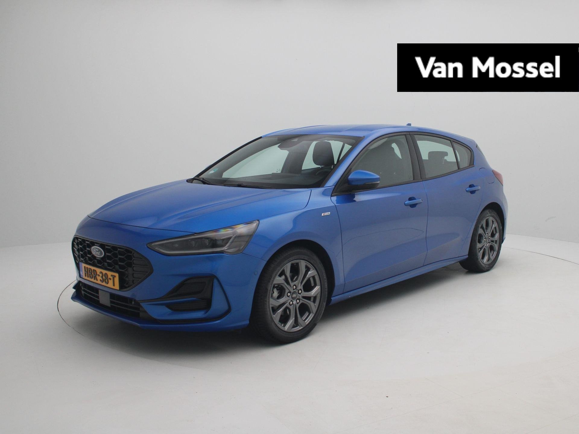 Ford Focus 1.0 EcoBoost Hybrid ST Line | Navigatie | Camera, 12 maanden, Gebruikt, Euro 6, Blauw