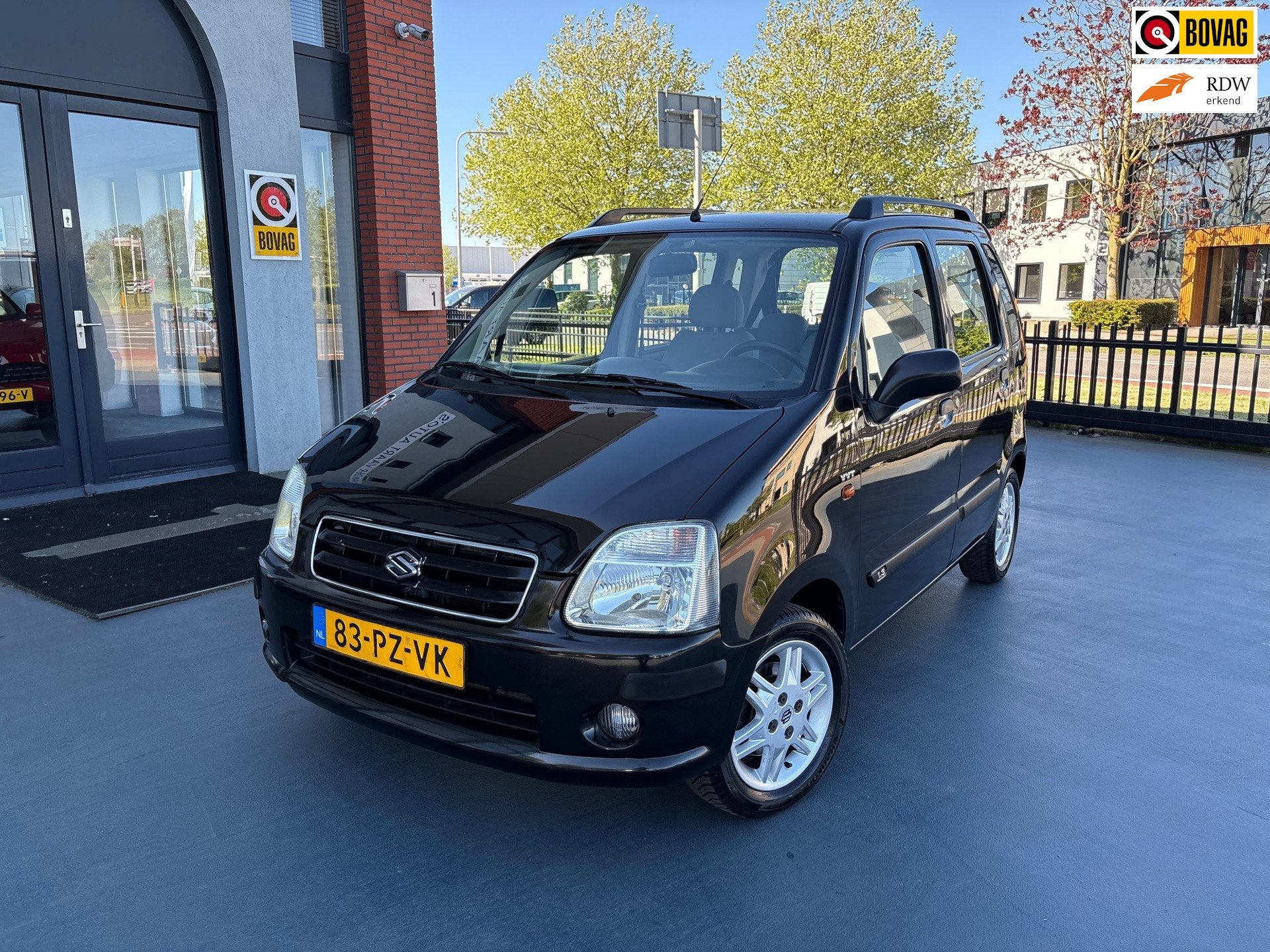 Suzuki Wagon R+ 1.3 FreeStyle AUTOMAAT AIRCO HOGE INSTAP, 94 pk, Wagon R+, Zwart, Bedrijf