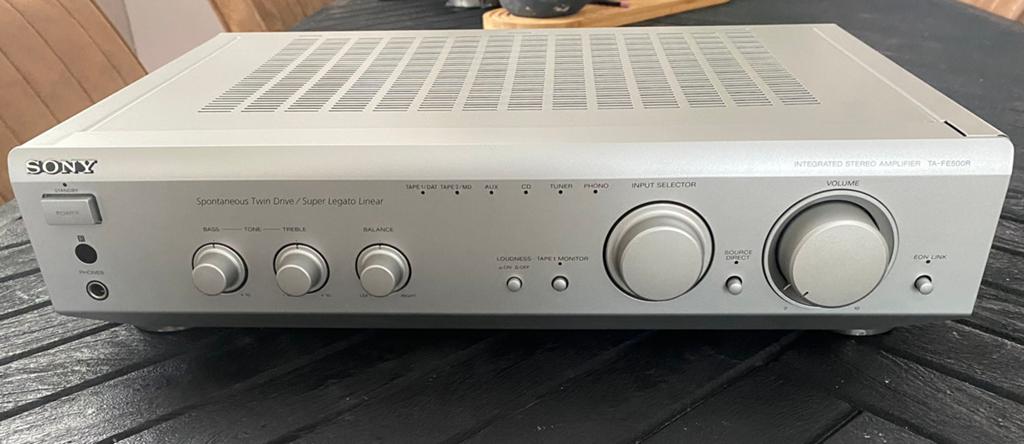 Sony TA-FE500R Integrated Stereo Amplifier, Gebruikt, Ophalen of Verzenden, 60 tot 120 watt, Sony