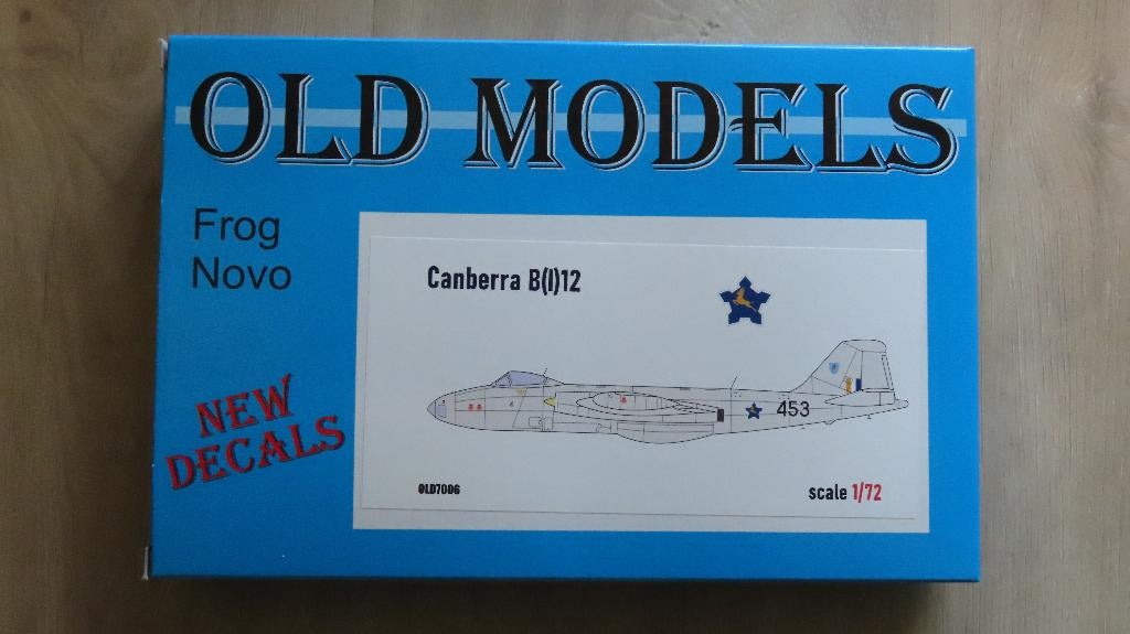 Canberra B(I)12 SA Airforce Old Models 1/72, Overige merken, 1:72 tot 1:144, Nieuw, Ophalen of Verzenden