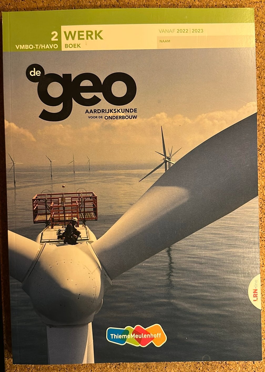 Geo Aardrijkskunde voor de onderbouw, werkboek 2 VMBO-T/HAVO, Ophalen, Zo goed als nieuw, Aardrijkskunde
