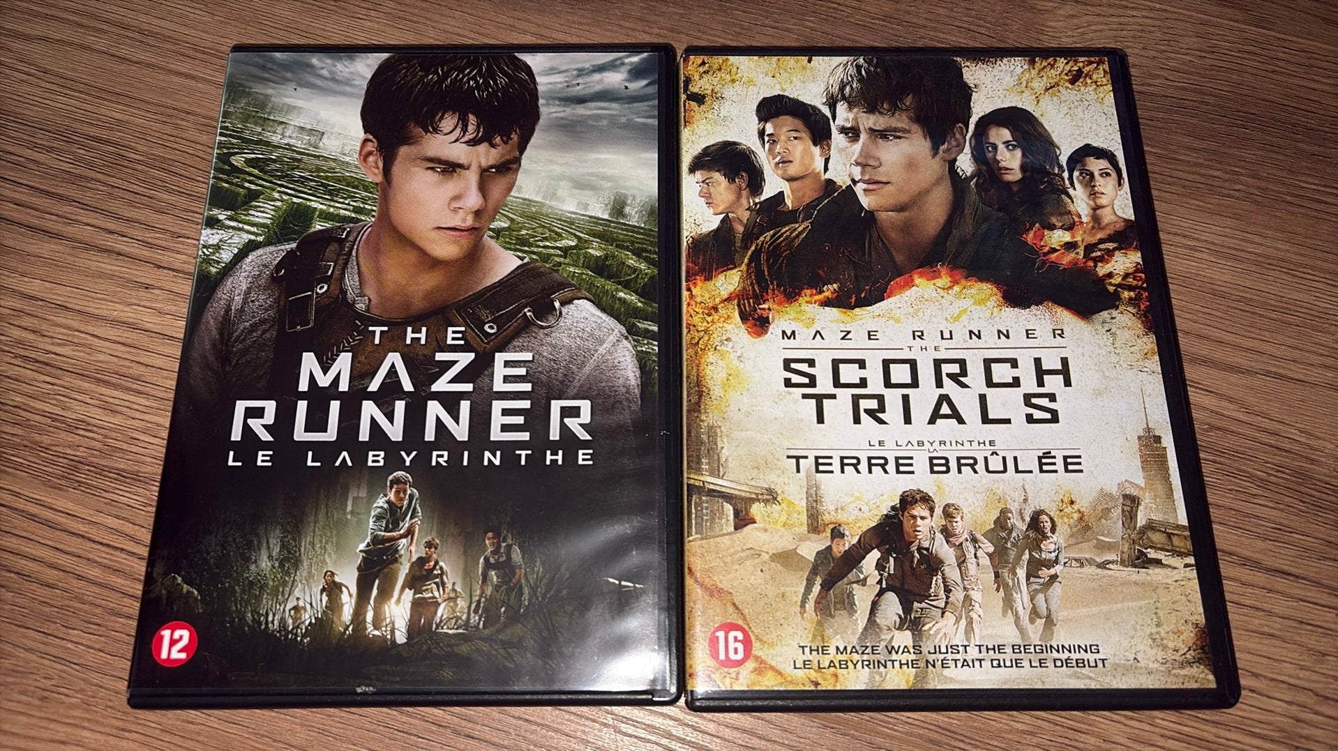 The Maze Runner 1 en 2: The Scorch Trials met Dylan O’Brien., Vanaf 16 jaar, Ophalen of Verzenden, Zo goed als nieuw