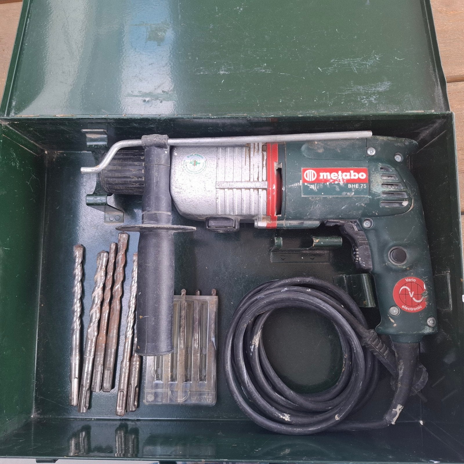 Metabo klopboormachine, Gebruikt, Klopboormechanisme, 400 tot 600 watt, Ophalen