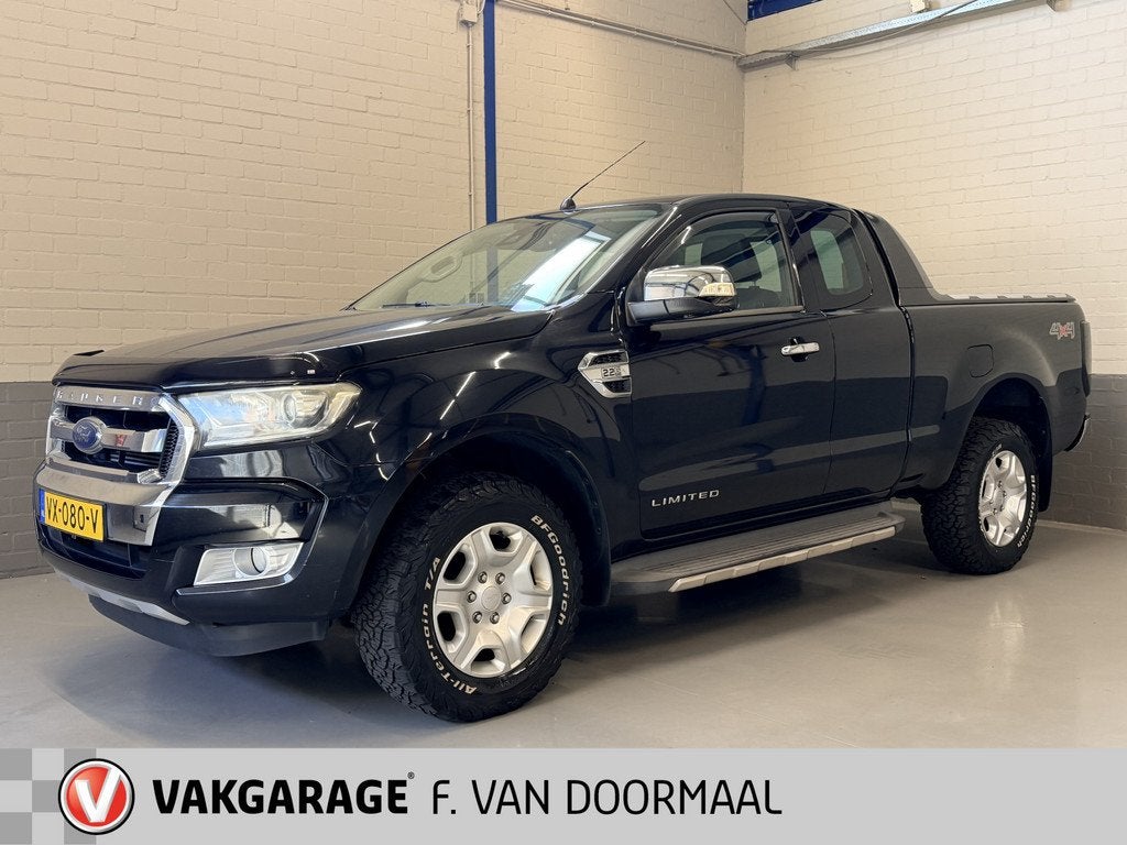 Ford Ranger 2.2 TDCi Limited Supercab | Marge (bj 2016), Auto's, Ford, Bedrijf, Te koop, Ranger, 4x4, ABS, Adaptive Cruise Control