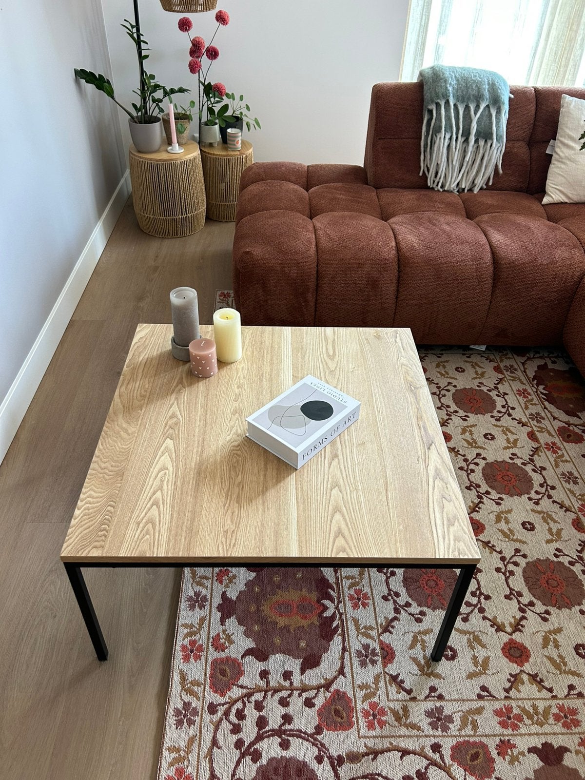 Vierkant salontafel, Huis en Inrichting, Ophalen, 50 tot 100 cm, Vierkant, 50 tot 100 cm