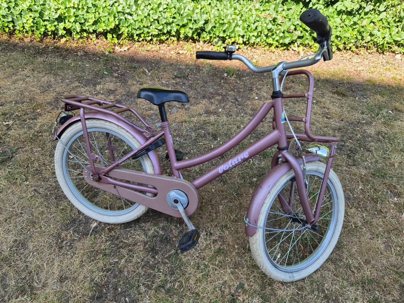 Volare kinder transport fiets 20 inch - Roze, Fietsen en Brommers, Fietsen | Meisjes, Ophalen, Gebruikt, 20 inch, Handrem