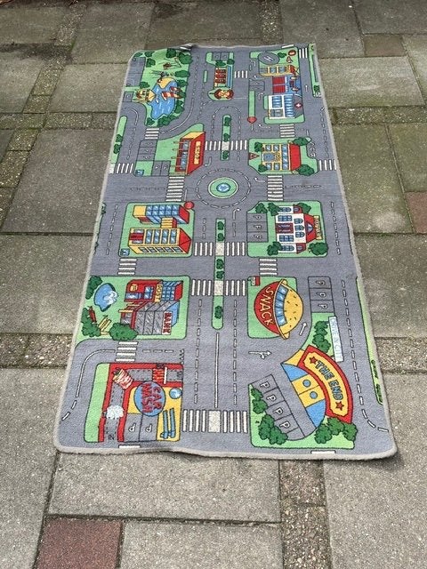 verkeerskleed om op te spelen, Ophalen, Gebruikt