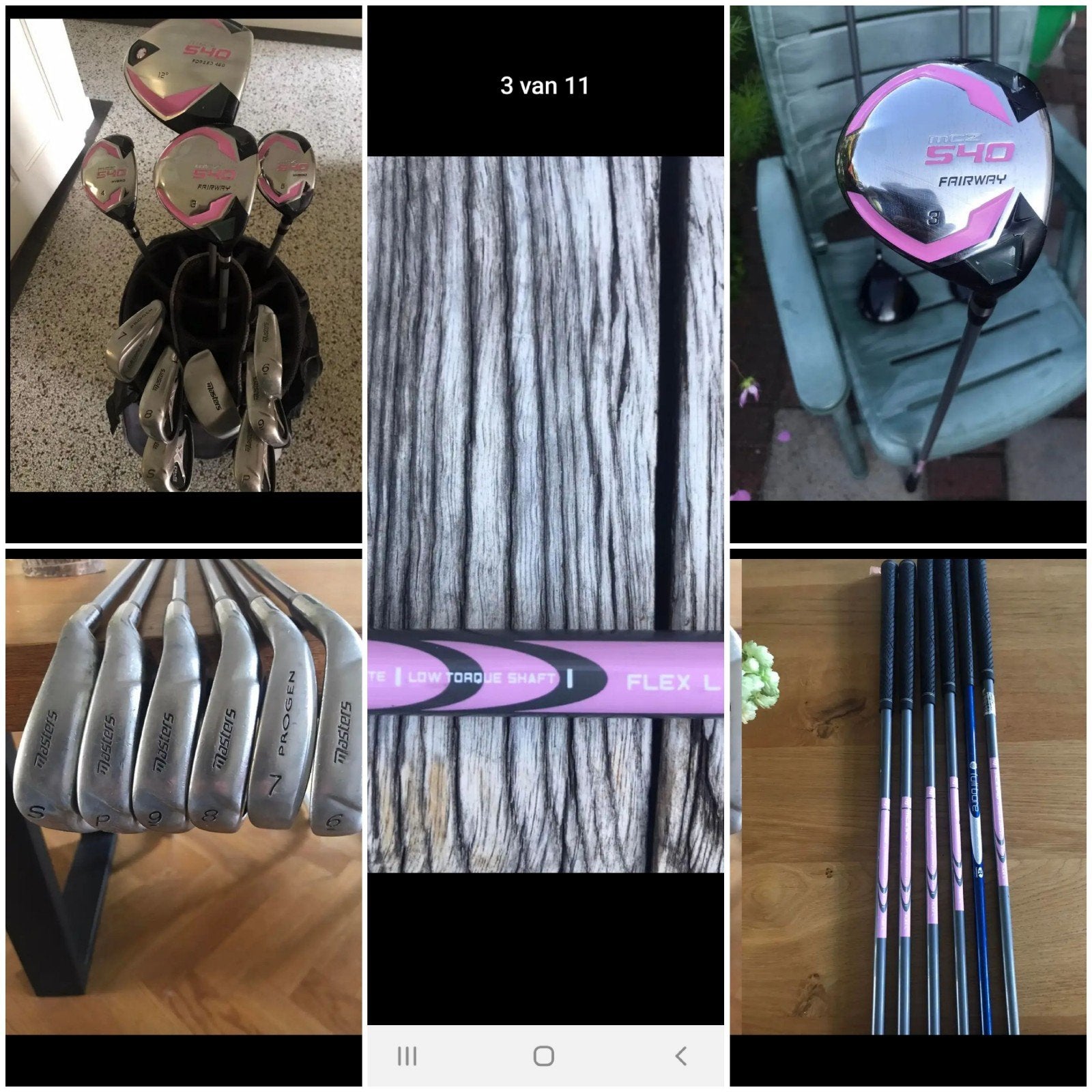 Dames golfset Masters, Sport en Fitness, Golf, Ophalen of Verzenden, Gebruikt, Set, Overige merken