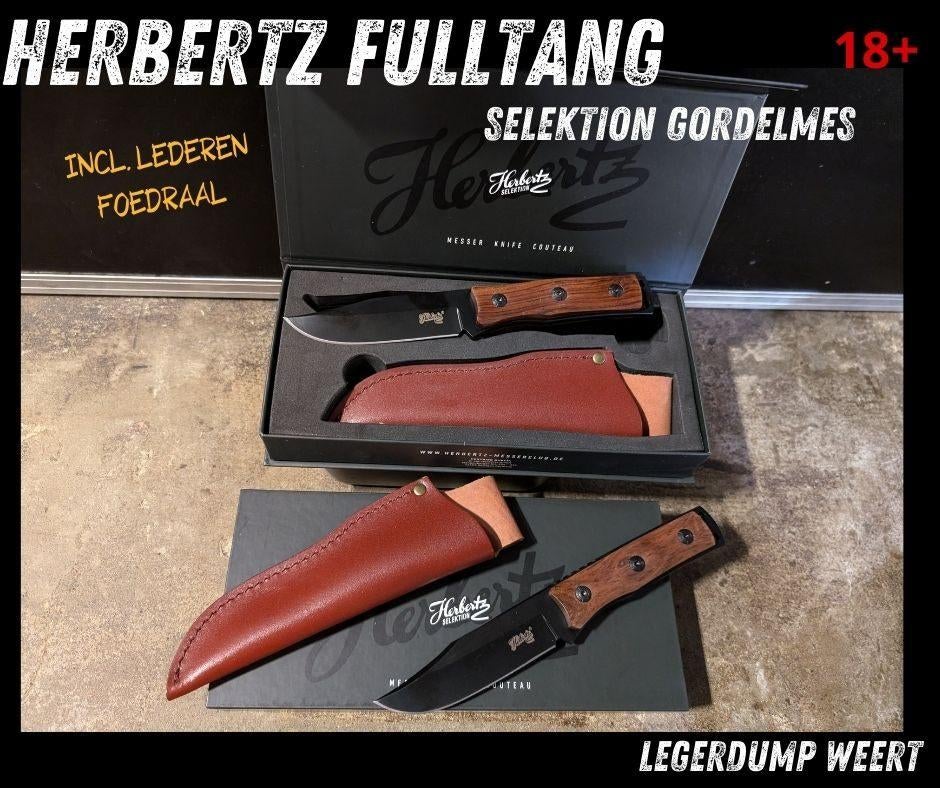 Herbertz Selektion Fulltang  cocobolohout incl. foedraal, Ophalen of Verzenden, Nieuw