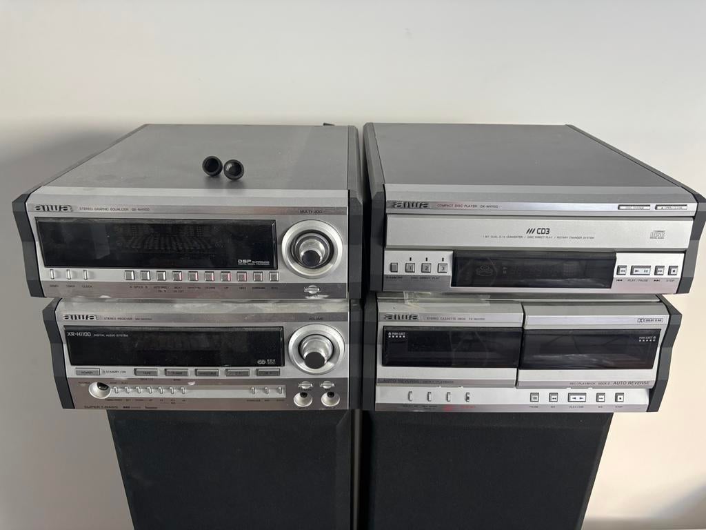 Aiwa stereoset en 2 boxen, Ophalen of Verzenden, Overige merken