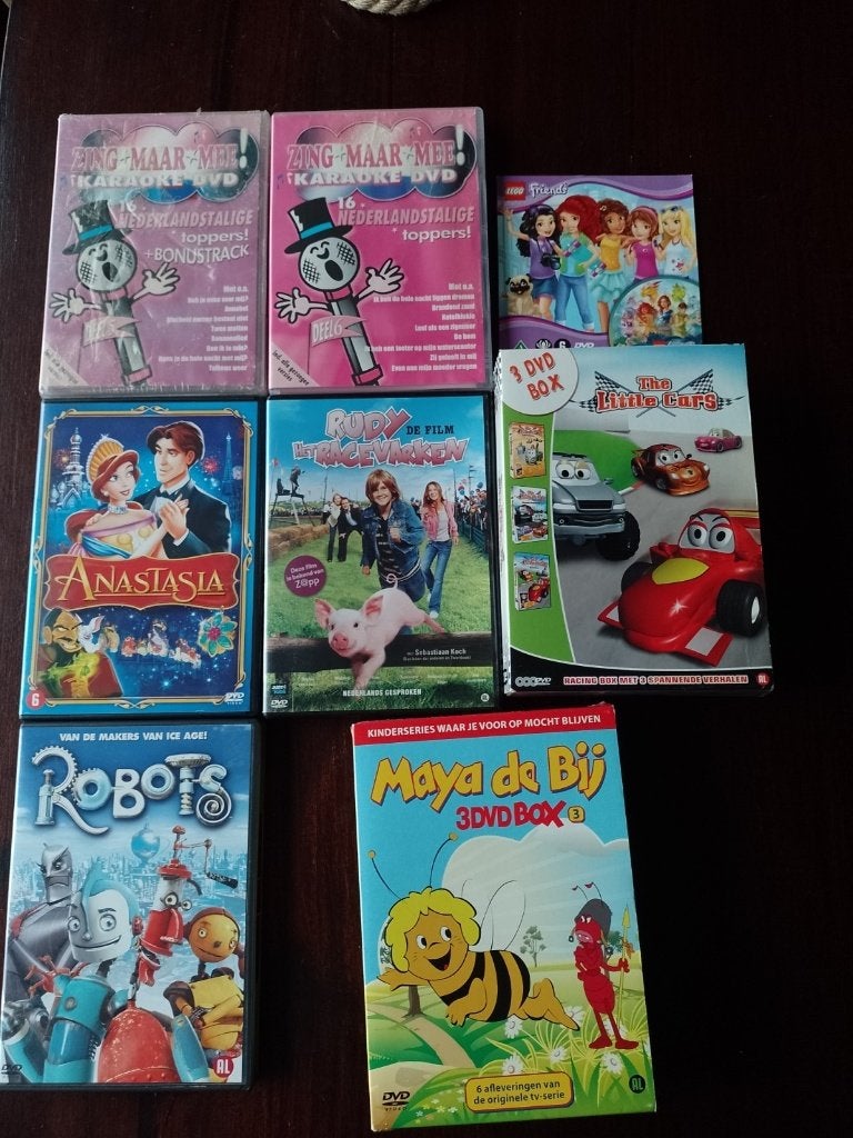 kinder dvd's , diversen, Alle leeftijden, Ophalen, Gebruikt