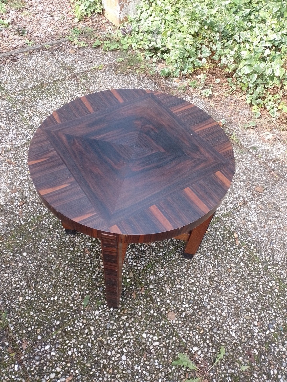 Art Deco bijzettafel met ingelegd hout, Antiek en Kunst, Ophalen