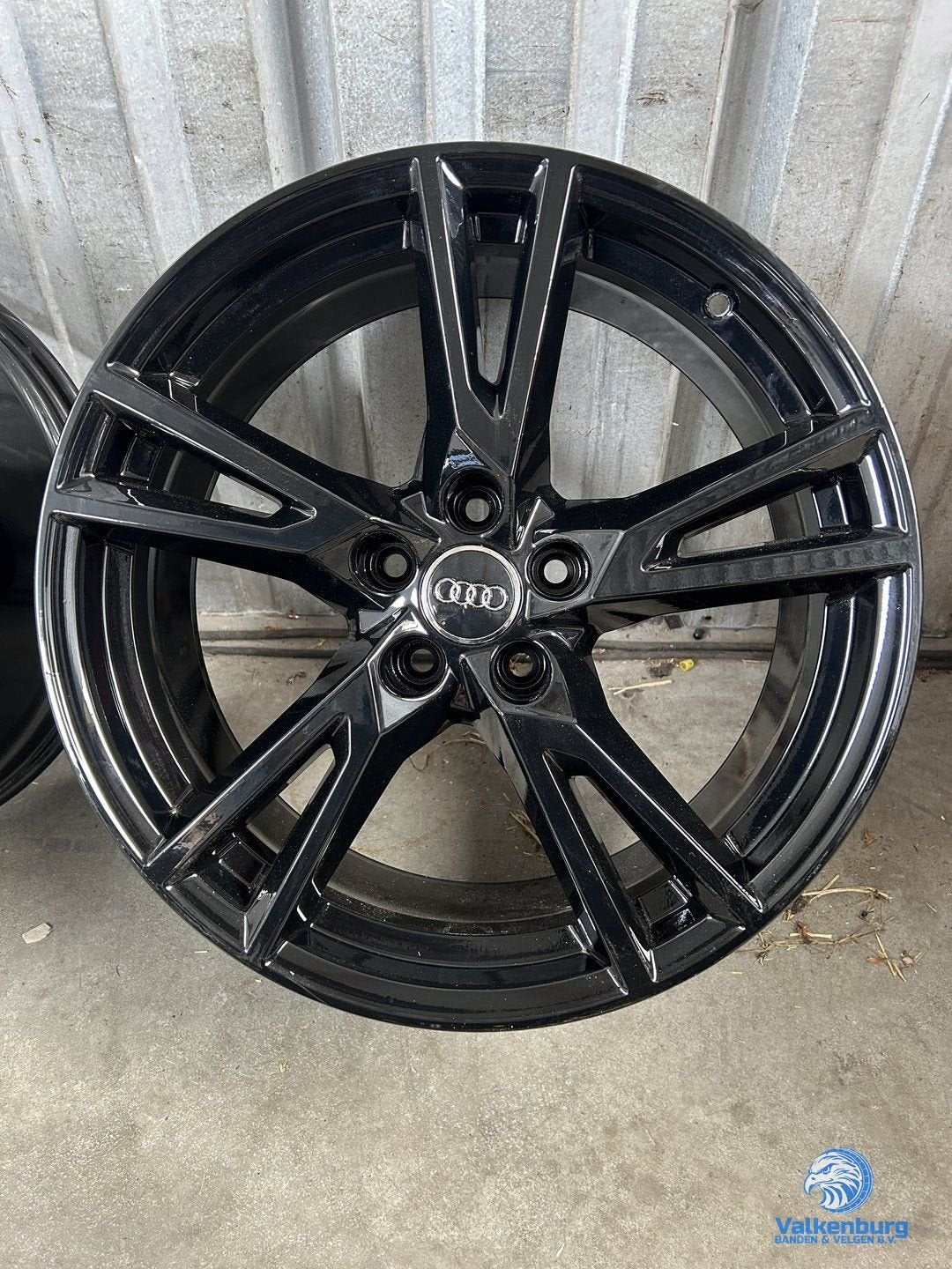 Originele Audi 19 inch zwarte velgen 5x112, 19 inch, Gebruikt, Velg(en), -