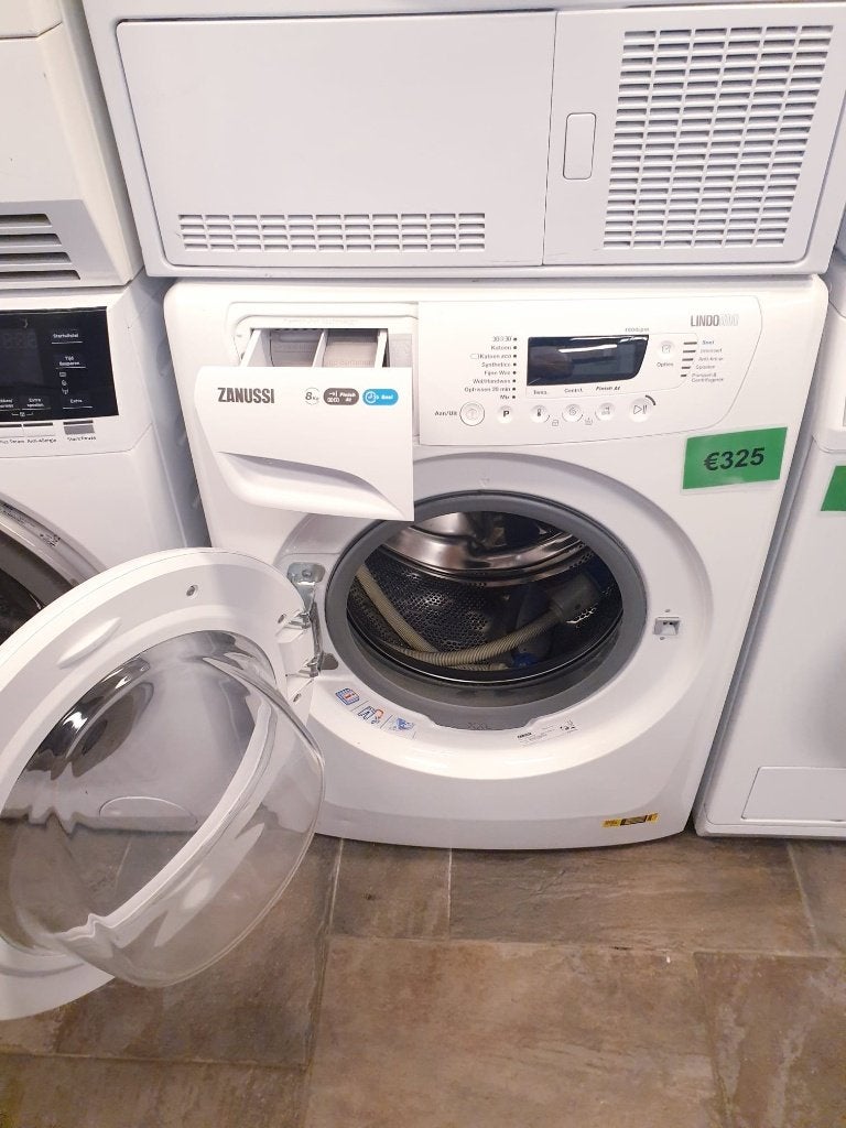 Wasmachine Zanussi 8KG️️️️️️️ ️️lindo500 A++ INC GARANTIE, Witgoed en Apparatuur, Wasmachines, Ophalen, 1200 tot 1600 toeren, Minder dan 85 cm