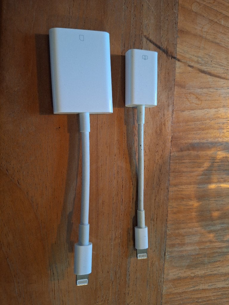 Apple Lightning to USB adapters, Ophalen of Verzenden, Zo goed als nieuw, Snoer of kabel, Apple iPhone