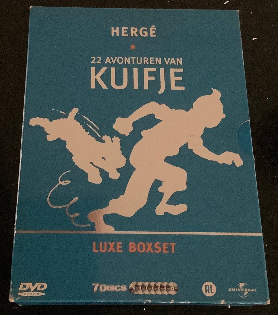 Kuifje 22 Avonturen 7 dvd luxe boxset., Gebruikt, Alle leeftijden, Nederlands, Overige soorten