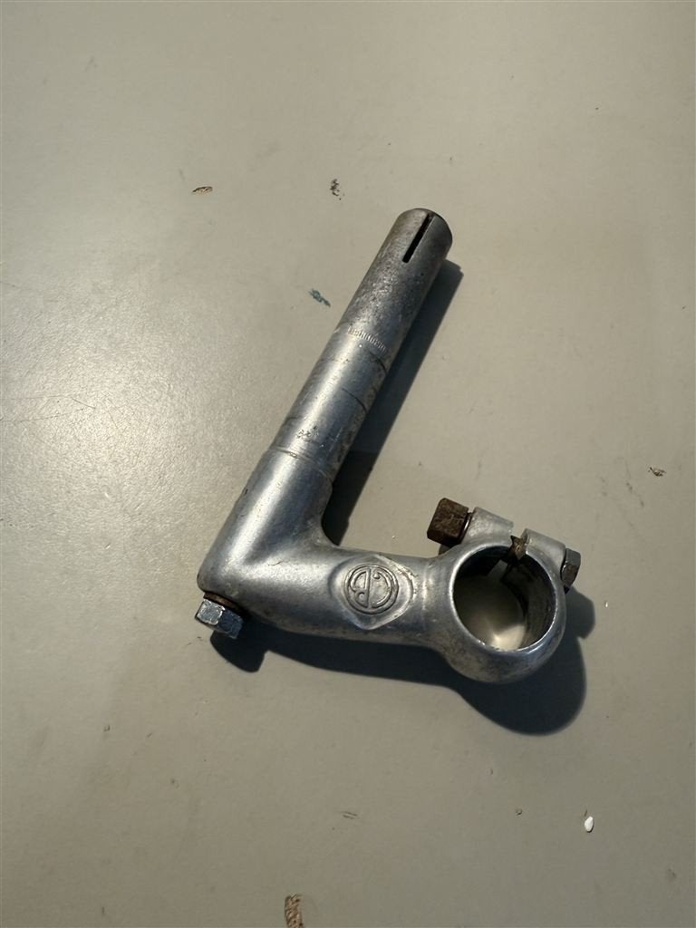 GB Norma 70mm aluminium 1 inch stuurpen 25,4mm vintage retro, Fietsen en Brommers, Ophalen of Verzenden, Gebruikt, Racefiets, Aluminium