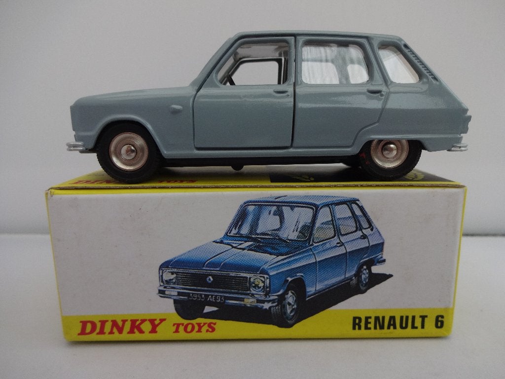 Renault 6 Grijs nr: 1453 van Dinky Toys 1:43, Hobby en Vrije tijd, Modelauto's | 1:43, Ophalen of Verzenden, Nieuw, Auto, Dinky Toys