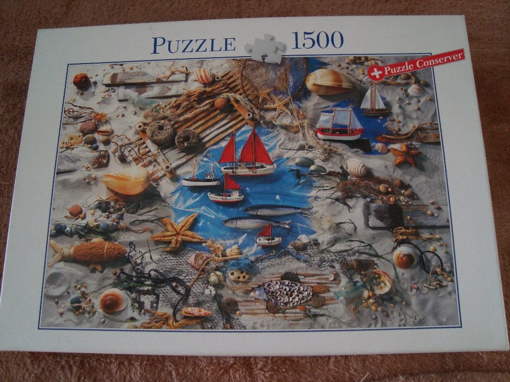 Puzzel 1500 stukjes, Ophalen of Verzenden, 500 t/m 1500 stukjes, Zo goed als nieuw, Legpuzzel