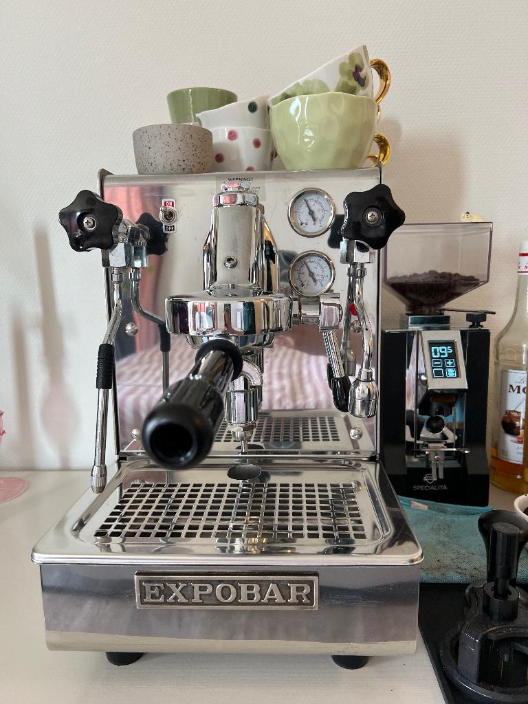 Expobar Office Leva - E61 espressomachine, Espresso apparaat, 10 kopjes of meer, Ophalen of Verzenden, Zo goed als nieuw